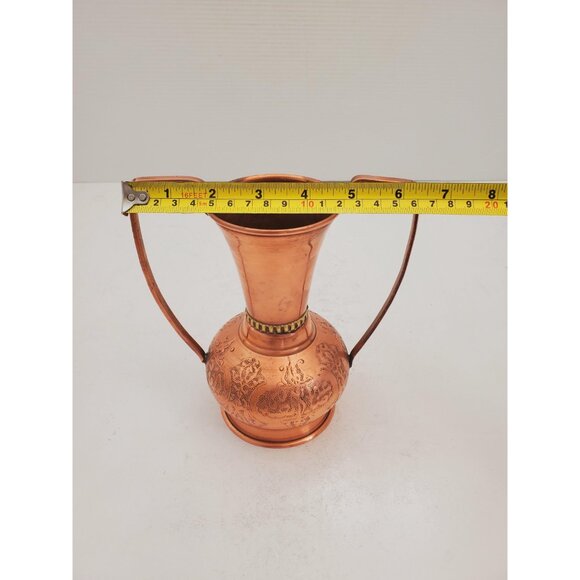 Copper Vase Copper Jug Copper Vintage Vase Decoration Ornaments Copper Pot Gift - Picture 8 of 10